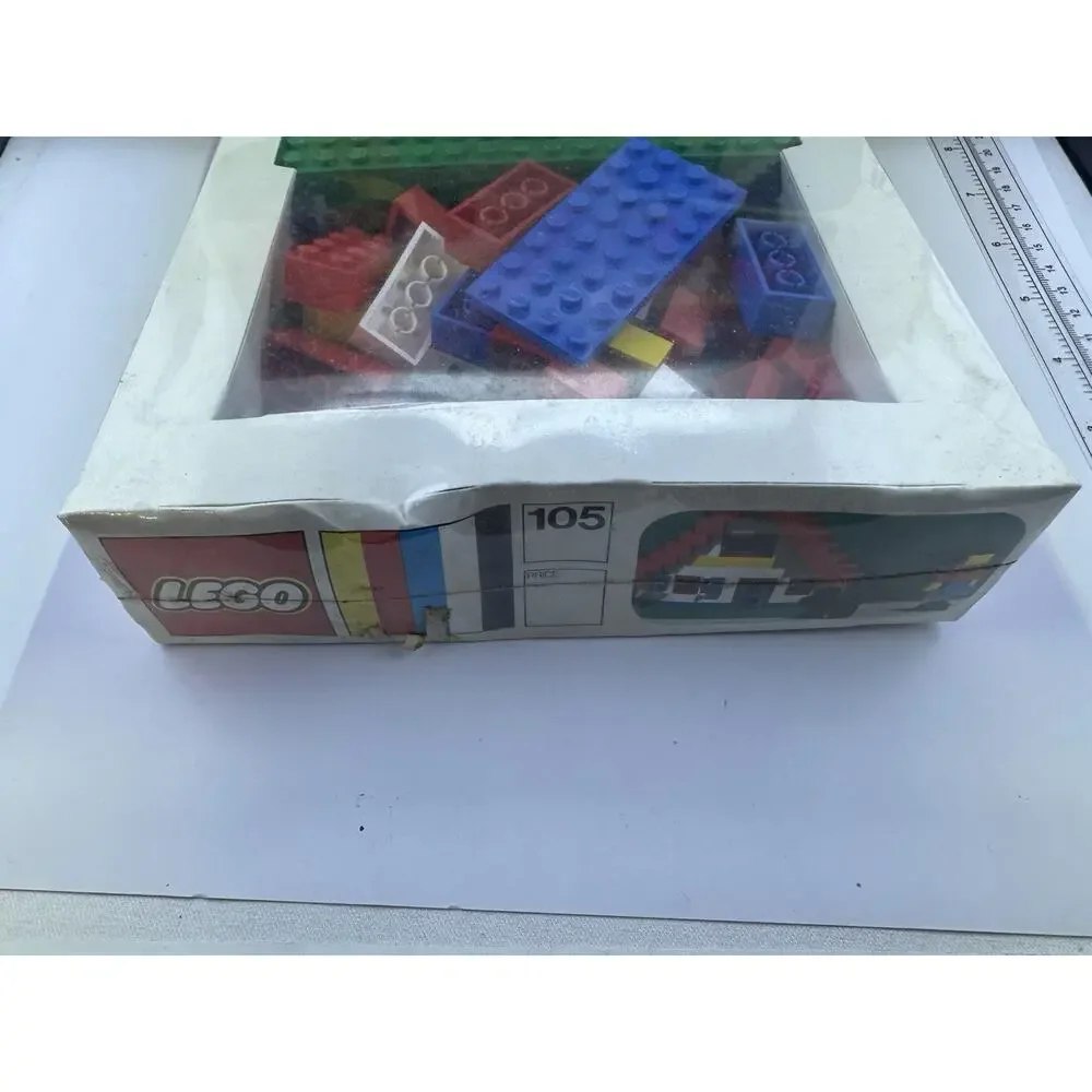 VINTAGE 1974 LEGO Set Number 105 Factory Sealed See description Fast Shipping